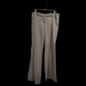 Cache wide leg dress pant in gray